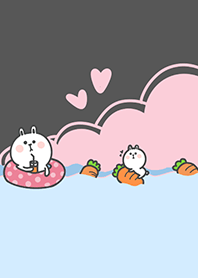 Rabbit Swimming Fun J-Dark Gray (Pi5)