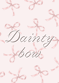 Dainty bow