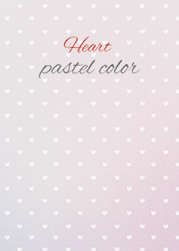 pastel color / purple and pink (heart)