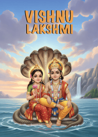 Vishnu-Lakshmi rich, wealthy (JP)