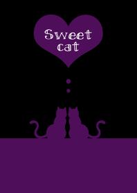 sweet cat 【black&purple】