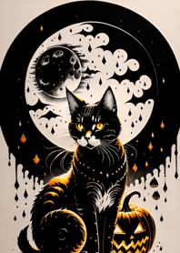 halloween cat B4f286