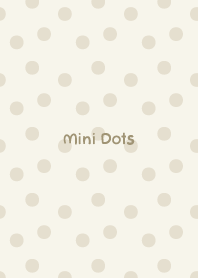 Mini Dots - Khaki