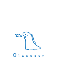 ゆる恐竜 / 白と青