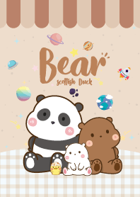 Bear&Duck Kawaii Love Sweet