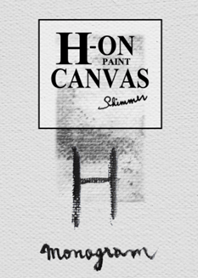 H on Canvas -Paint-