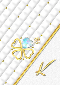 Initial"K" 10月の誕生石オパールと共に