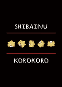 SHIBAINU KOROKORO / Black & Bordeaux