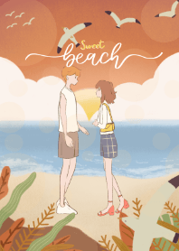 Couple traveler: Sweet Beach