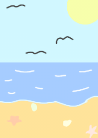Simple beach theme