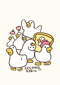 SECOND4PRIL: little white duck 2