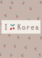 -beige brown- korean cherry
