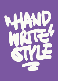 STRBROS - HANDWRITE 1.0 PURPLE 01
