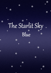 大人シンプル星空(ダークブルー×スター柄)