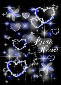 Pure blue heart
