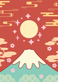 富貴吉祥富士山夢幻日和 28 赤陽 凱瑞精選