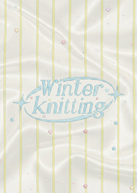 Satin embroidery Knitting Yellow