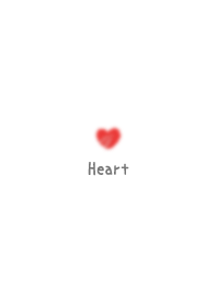 Watercolor Heart *White*