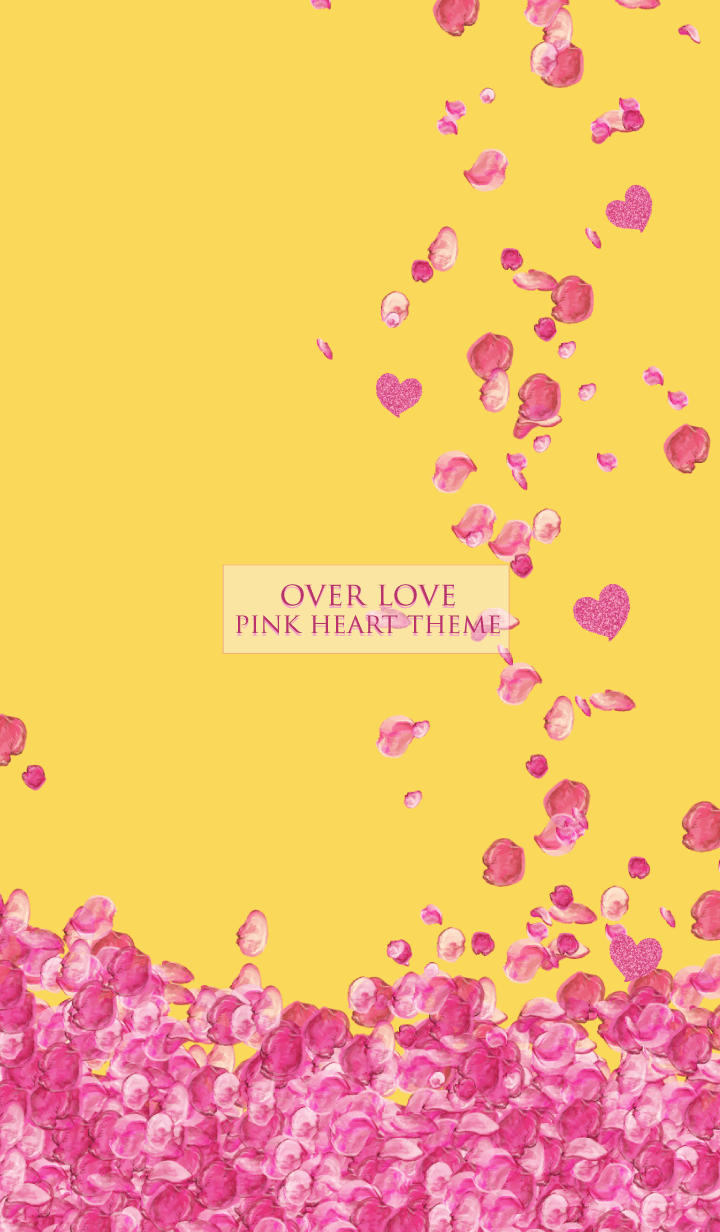 Over love pink heart 4