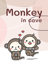 Monkey in cave