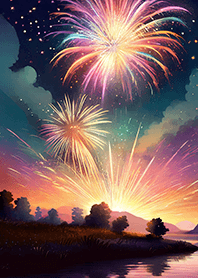 Beautiful Fireworks Theme#659