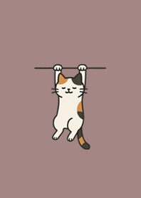 Hanging Cat|Dusty Mauve#2