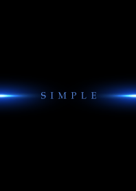 SIMPLE BLUE LIGHT -BLACK- 22
