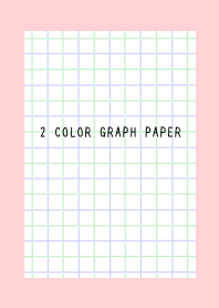 2 COLOR GRAPH PAPERj-GREEN&PURPLE-PINK