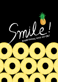 smile pineapple black from JAPAN