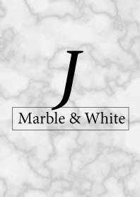 J-Marble&White-Initial