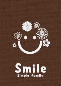 Smile flower ver_Brown1