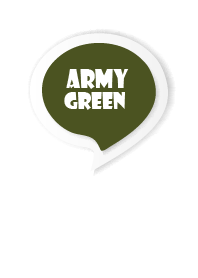 Army Green Button In White V.3