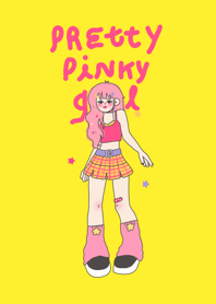 Pretty pinky girl