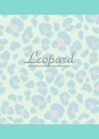 Padrão de leopardo: verde menta