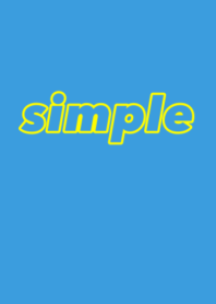 simple logo#blue yellow