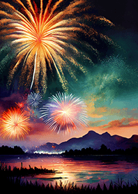 Beautiful Fireworks Theme#680