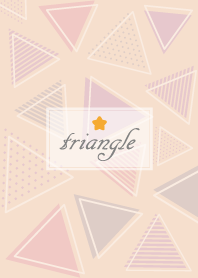 Triangle Star'Orange'