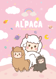 Alpaca Fat Kawaii Pink