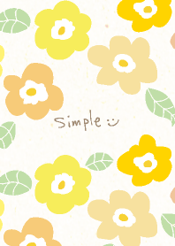 かわいい花と葉っぱ23