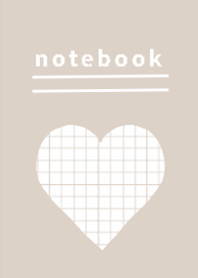 girl who loves notebooks Beige2