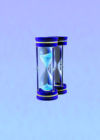 古の砂時計ブルー