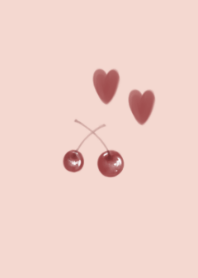 CHERRY / HEART / BURGUNDY