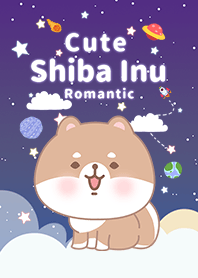 浩瀚宇宙 寶貝柴犬 浪漫漸層 9