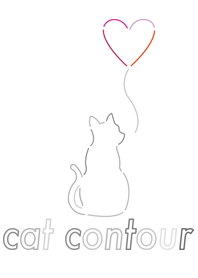 cat contour -colorless