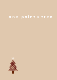 one point*putit tree brown