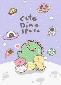 cute dino space