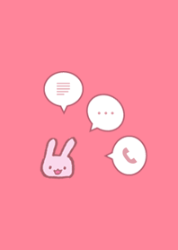 Rabbit & Simple pink