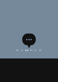 SIMPLE(black blue)V.1742