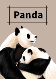 パンダ ベージュ