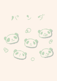 pandada dull color green